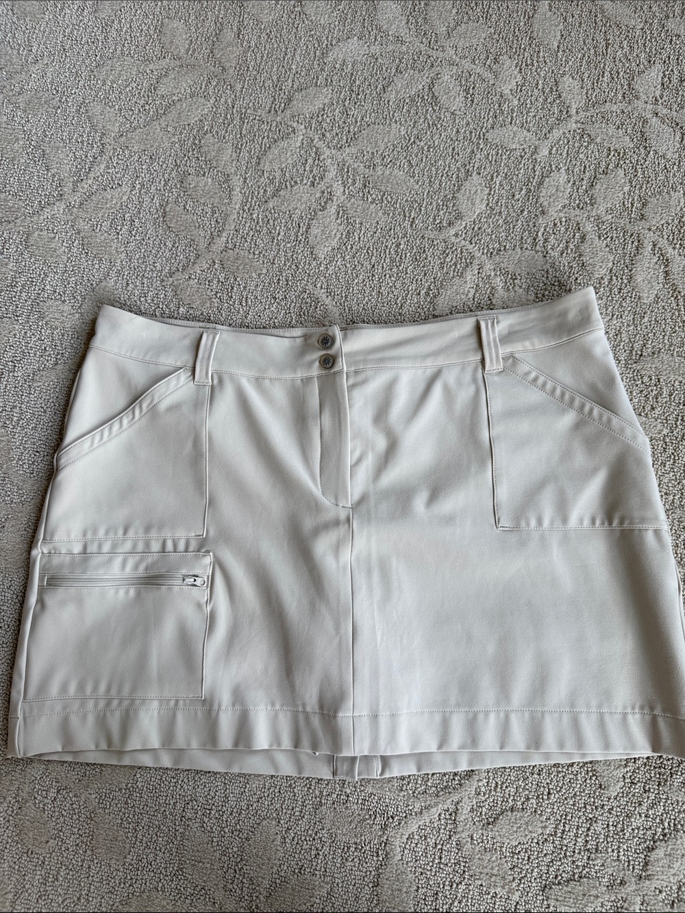 World Wide Sportsman Tan Skirt - Classic Neutral with built in shorts